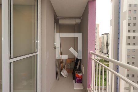 Sacada da Sala de apartamento para alugar com 2 quartos, 43m² em Jardim, Santo André