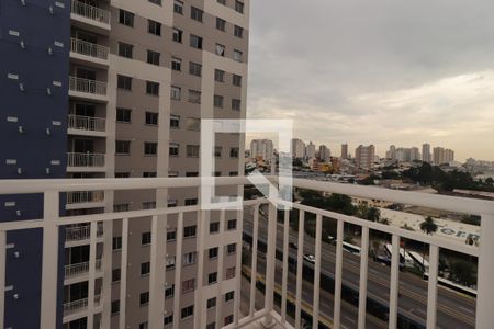 Sacada da Sala de apartamento para alugar com 2 quartos, 43m² em Jardim, Santo André