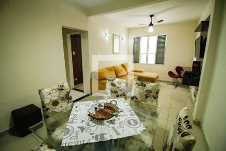 Sala de apartamento para alugar com 1 quarto, 40m² em Cidade Ocian, Praia Grande