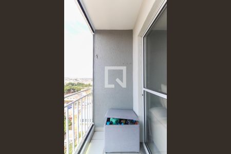 Varanda da Sala de apartamento à venda com 2 quartos, 52m² em Itaquera, São Paulo