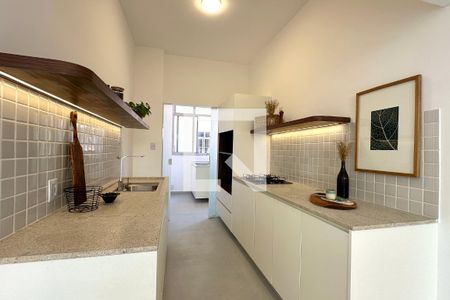 Sala/cozinha de apartamento à venda com 3 quartos, 94m² em Copacabana, Rio de Janeiro