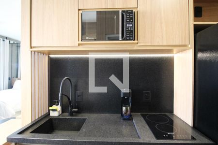 Cozinha de kitnet/studio à venda com 1 quarto, 32m² em Vila Olímpia, São Paulo