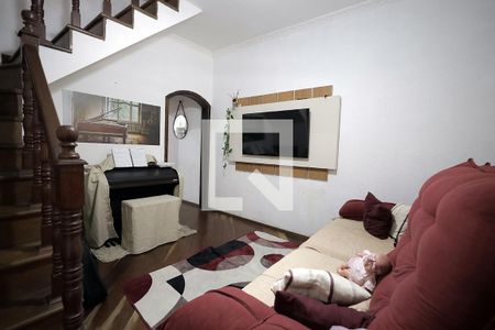 Sala de casa à venda com 3 quartos, 125m² em Parque Gerassi, Santo André