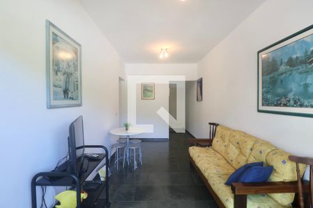Sala de apartamento para alugar com 2 quartos, 70m² em Jardim Tejereba, Guarujá