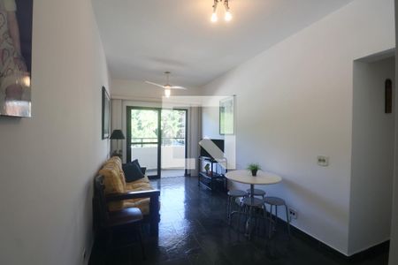 Sala de apartamento para alugar com 2 quartos, 70m² em Jardim Tejereba, Guarujá