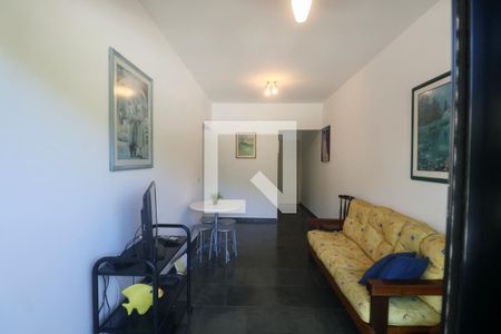 Sala de apartamento para alugar com 2 quartos, 70m² em Jardim Tejereba, Guarujá