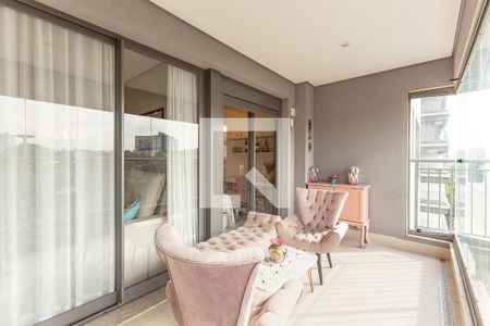 Varanda de apartamento à venda com 3 quartos, 77m² em Indianópolis, São Paulo