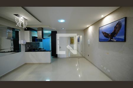Sala de apartamento à venda com 1 quarto, 70m² em Parque Jaçatuba, Santo André