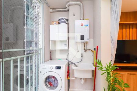 Varanda / Área de Serviço de apartamento à venda com 2 quartos, 37m² em Artur Alvim, São Paulo