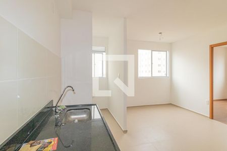Sala/Cozinha de apartamento à venda com 2 quartos, 43m² em Fátima, Canoas