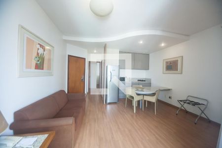 sala de apartamento à venda com 1 quarto, 47m² em Funcionários, Belo Horizonte