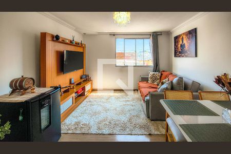 Sala de apartamento à venda com 2 quartos, 62m² em Terceira Divisão de Interlagos, São Paulo