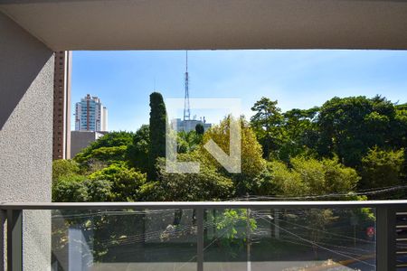 varanda Quarto sala studio de kitnet/studio à venda com 1 quarto, 29m² em Pinheiros, São Paulo