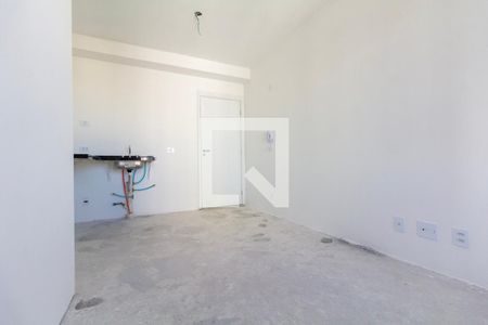 Sala e cozinha de apartamento à venda com 2 quartos, 41m² em Vila Guilhermina, São Paulo