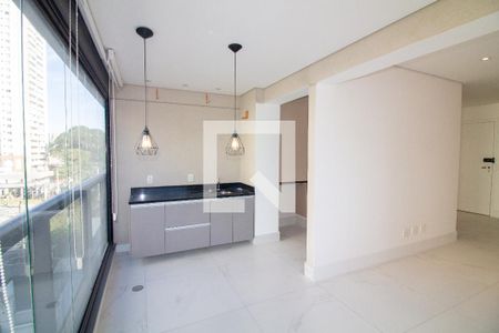 Sala de Jantar / Varanda de apartamento para alugar com 1 quarto, 51m² em Chácara Santo Antônio (zona Sul), São Paulo