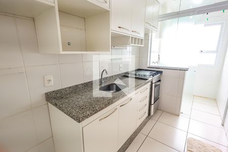 Cozinha de apartamento para alugar com 2 quartos, 66m² em Jardim Santiago, Indaiatuba