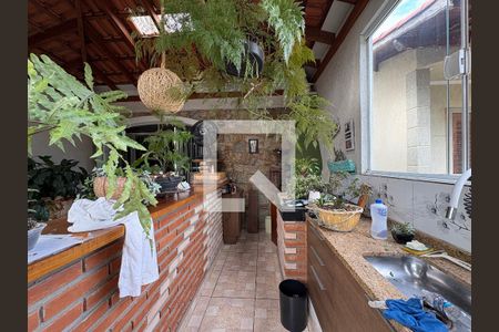 Varanda da Sala/ Churrasqueira  de casa para alugar com 3 quartos, 105m² em Jardim Regina, São Paulo