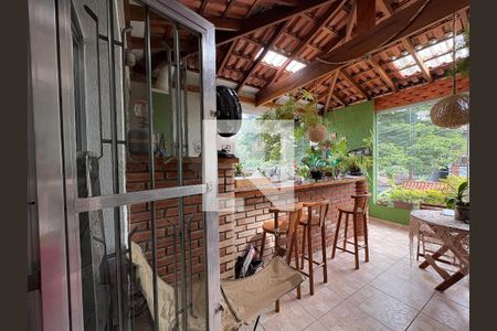 Varanda da Sala/ Churrasqueira  de casa para alugar com 3 quartos, 105m² em Jardim Regina, São Paulo