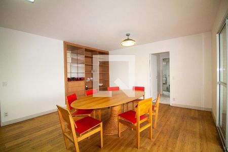 Sala de Jantar de apartamento para alugar com 3 quartos, 138m² em Jardim Caravelas, São Paulo