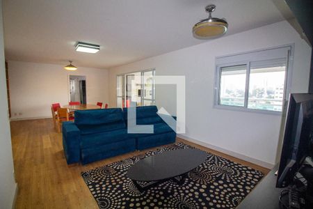 Sala de apartamento para alugar com 3 quartos, 138m² em Jardim Caravelas, São Paulo
