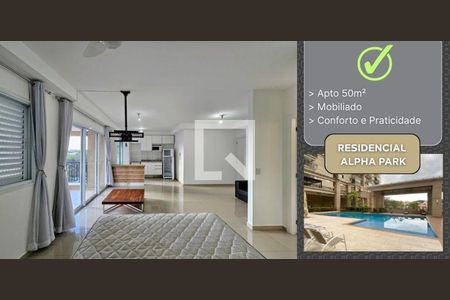 Apartamento para alugar com 1 quarto, 50m² em Alphaville Conde II, Barueri