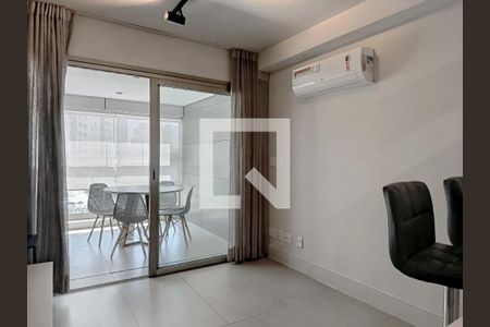 Sala de apartamento à venda com 1 quarto, 44m² em Jardim Paulista, São Paulo