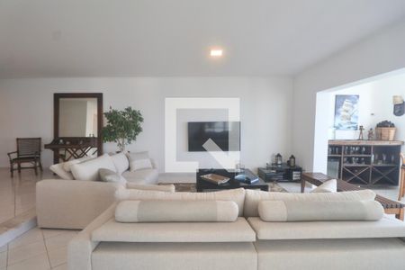 Sala de apartamento para alugar com 4 quartos, 230m² em Morro do Maluf, Guarujá