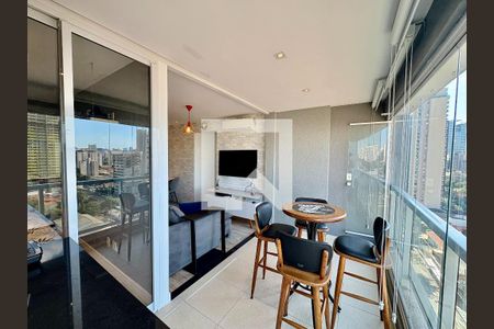 Sala de apartamento para alugar com 1 quarto, 45m² em Brooklin, São Paulo