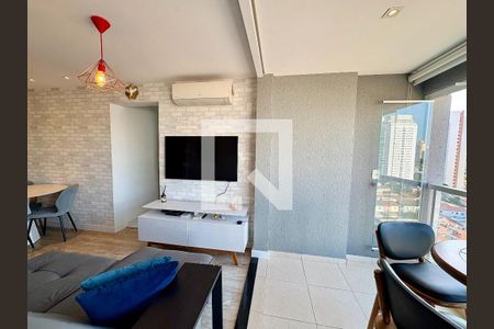 Sala de apartamento para alugar com 1 quarto, 45m² em Brooklin, São Paulo