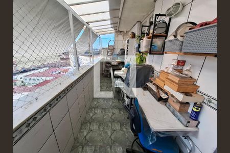 Varanda  de apartamento à venda com 3 quartos, 129m² em Centro, Rio de Janeiro