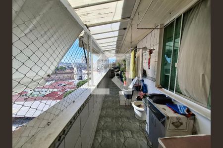 Varanda  de apartamento à venda com 3 quartos, 129m² em Centro, Rio de Janeiro