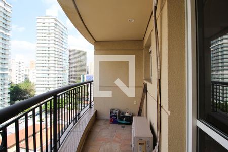 Varanda de apartamento para alugar com 2 quartos, 38m² em Vila Nova Conceição, São Paulo