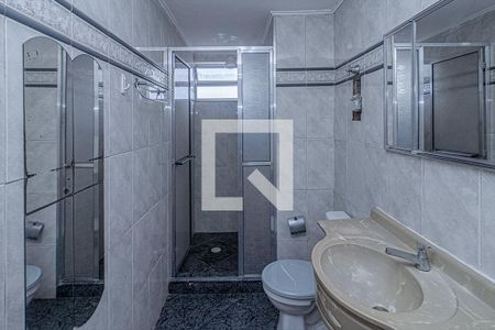 banheiro social_2 de apartamento para alugar com 2 quartos, 63m² em Vila Água Funda, São Paulo