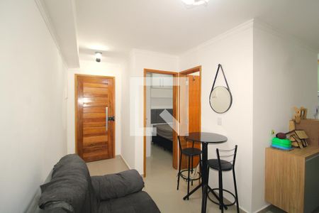 Sala / Cozinha de apartamento para alugar com 1 quarto, 37m² em Chora Menino, São Paulo