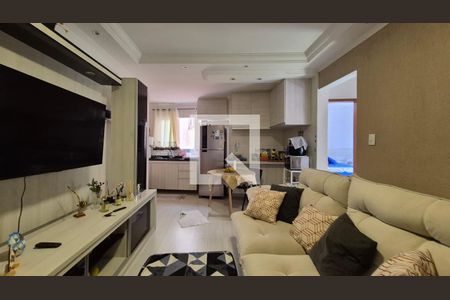 Sala de apartamento à venda com 2 quartos, 110m² em Vila Eldizia, Santo André