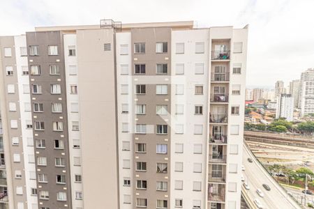 Sala/Cozinha - Vista de apartamento para alugar com 1 quarto, 24m² em Belenzinho, São Paulo