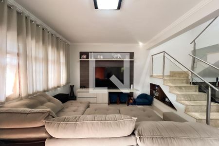 Sala de estar de casa de condomínio para alugar com 3 quartos, 305m² em Vila D’agostinho, Valinhos