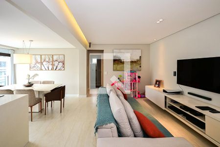 Sala de apartamento à venda com 2 quartos, 76m² em Jardim Fonte do Morumbi, São Paulo