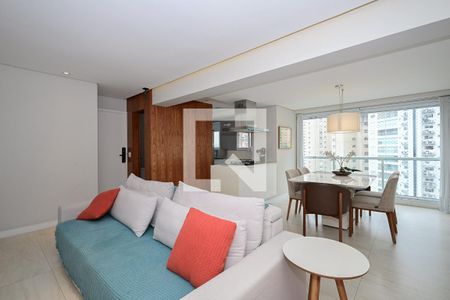 Sala de apartamento à venda com 2 quartos, 76m² em Jardim Fonte do Morumbi, São Paulo