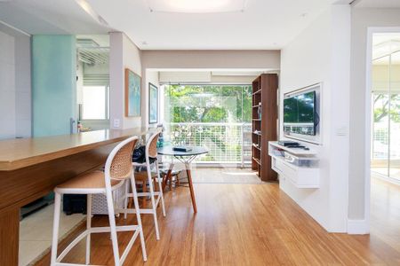 Sala de apartamento à venda com 2 quartos, 51m² em Chácara Santo Antônio (zona Sul), São Paulo