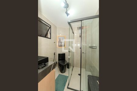 Banheiro da Suíte 1 de apartamento para alugar com 1 quarto, 40m² em Bela Vista, São Paulo