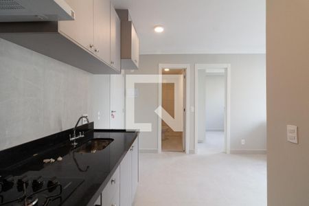 Sala - Cozinha de apartamento para alugar com 2 quartos, 36m² em Jardim Peri Peri, São Paulo