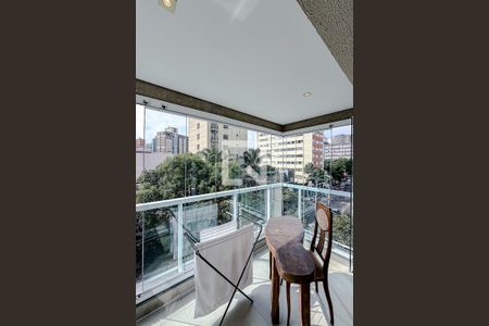 Varanda da Sala de kitnet/studio à venda com 1 quarto, 38m² em Vila Mariana, São Paulo