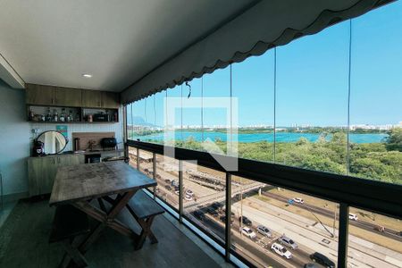 Varanda da Sala de apartamento à venda com 4 quartos, 145m² em Barra Olímpica, Rio de Janeiro