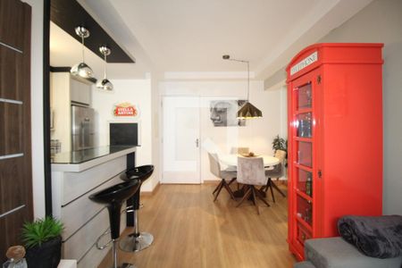 Sala de apartamento à venda com 2 quartos, 64m² em Petrópolis, Porto Alegre