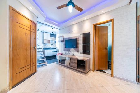 Sala de apartamento à venda com 2 quartos, 80m² em Vila Progresso, Santo André