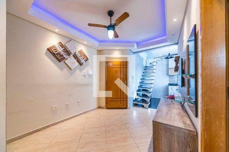 Sala de apartamento à venda com 2 quartos, 80m² em Vila Progresso, Santo André