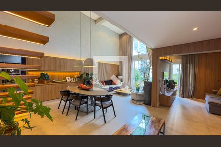 Sala de apartamento à venda com 3 quartos, 200m² em Campo Belo, São Paulo