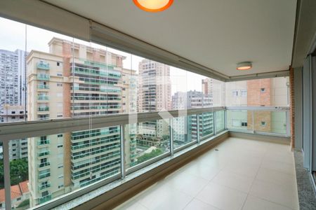 Varanda de apartamento para alugar com 3 quartos, 184m² em Brooklin, São Paulo
