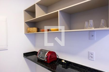Sala/cozinha de apartamento para alugar com 1 quarto, 47m² em Parque Campolim, Sorocaba
